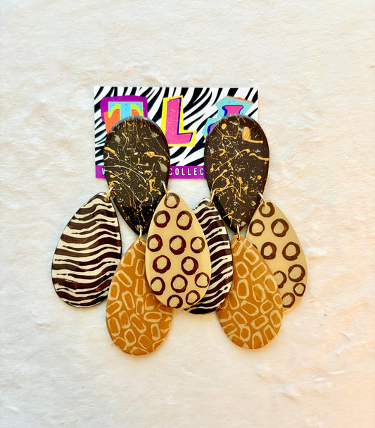 Nala Deluxe Dangle Earrings- 5 inches