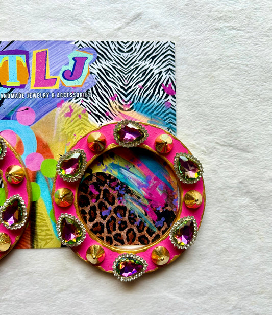 Princess Treatment Hoop Stud Earrings