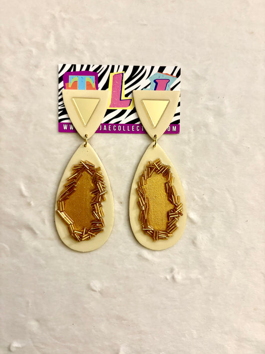 Talia Dangle Earrings- 4.5 inches