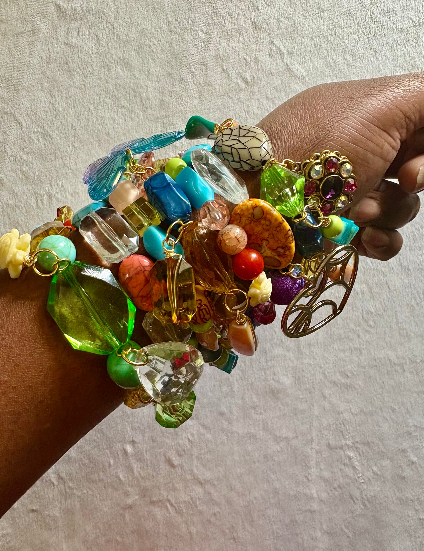 Cassidy Bracelet Stack of 7| Size 7.75 Inch Stretch Bracelets