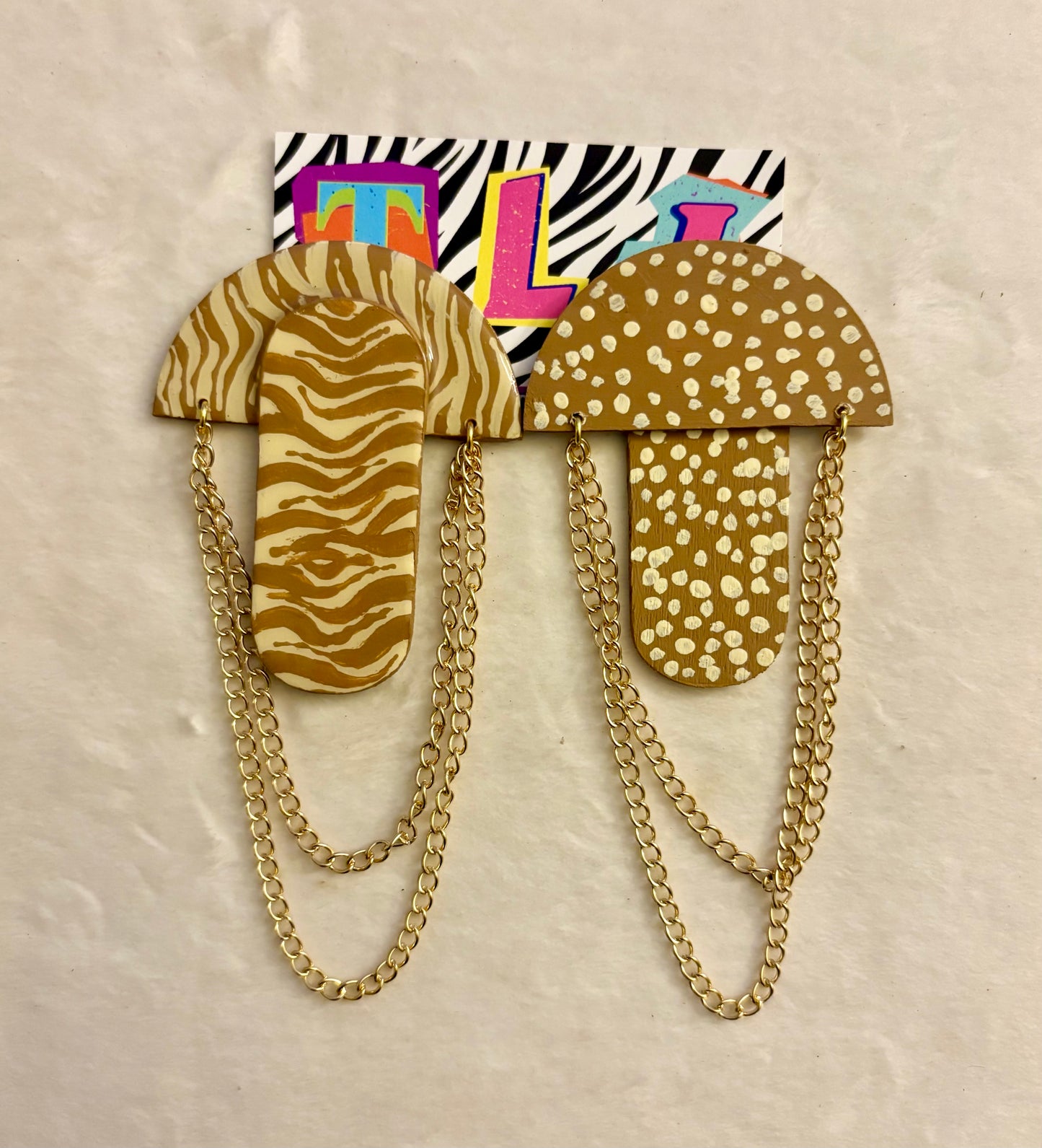 Tia Stud Earrings- 5.25 Inches