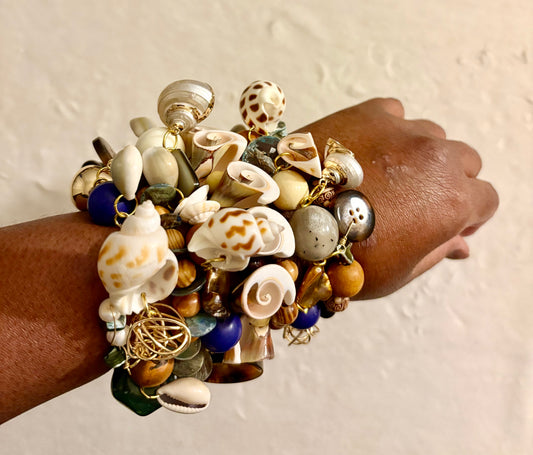 Trinity Bracelet Stack of 7 |Size 7.75 Inch Stretch Bracelets