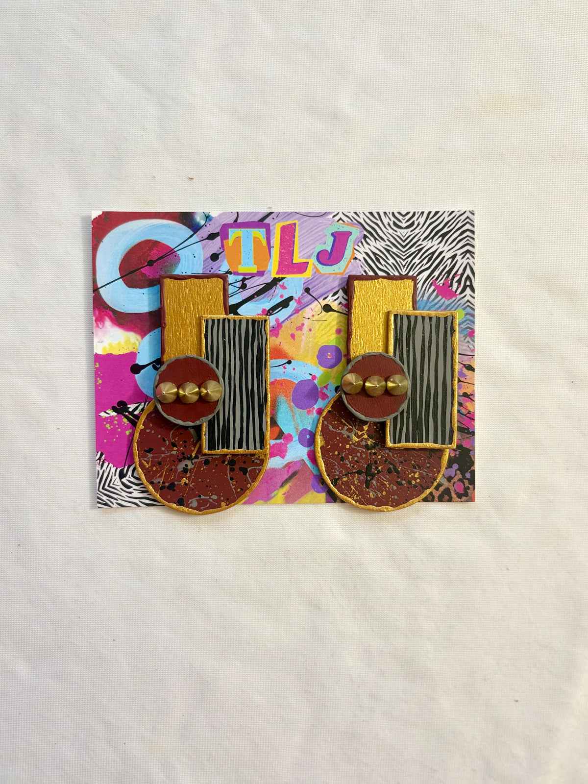 Classic Art Deco Stud Earrings