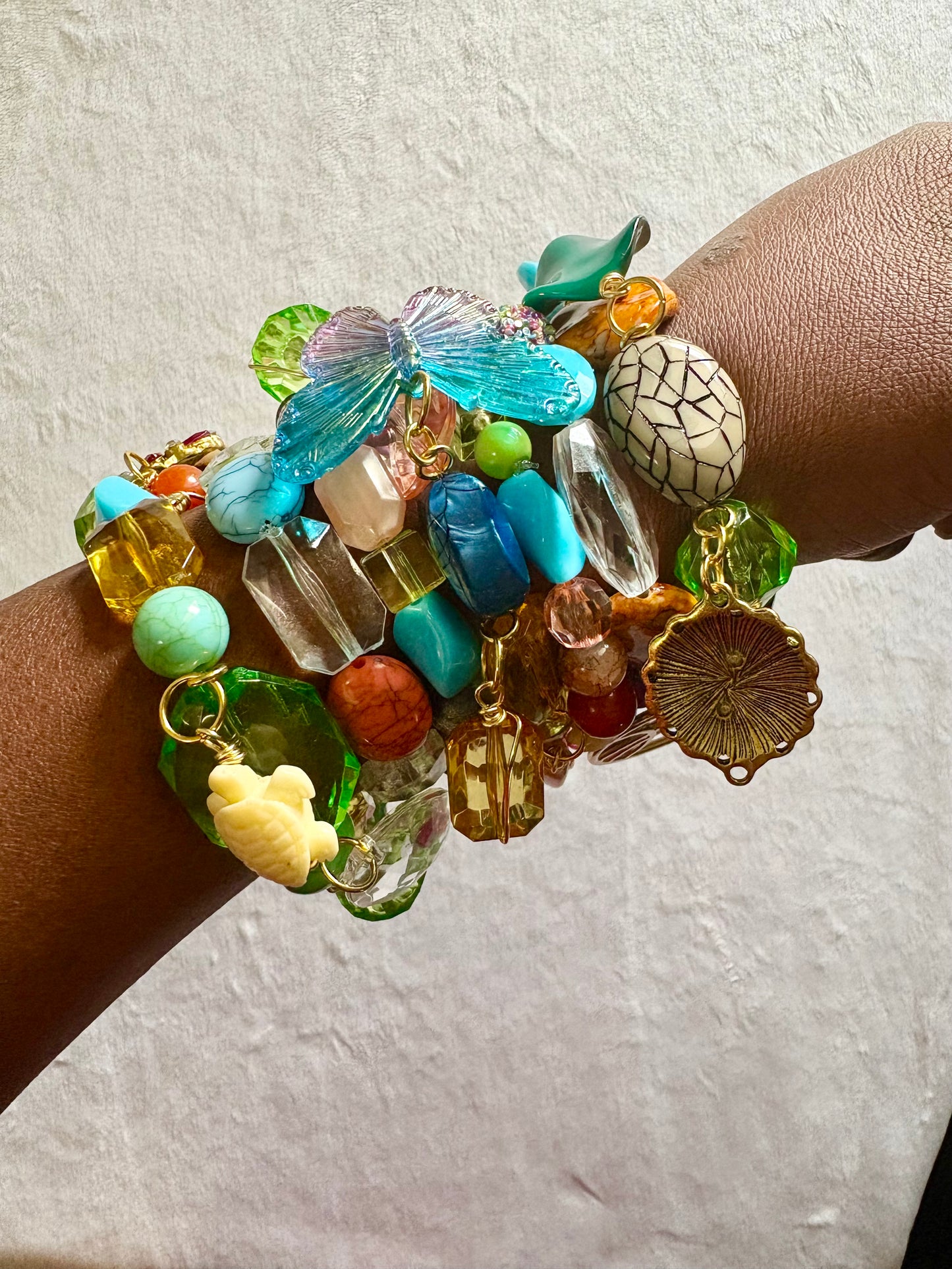 Cassidy Bracelet Stack of 7| Size 7.75 Inch Stretch Bracelets