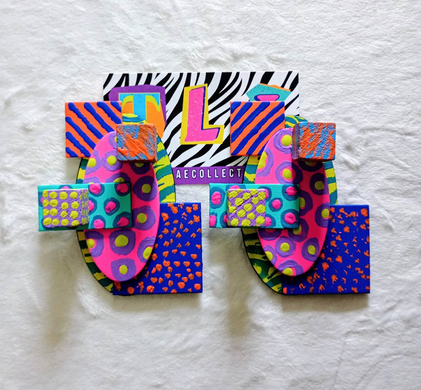 Artsy Art Deco Earrings (MTO)