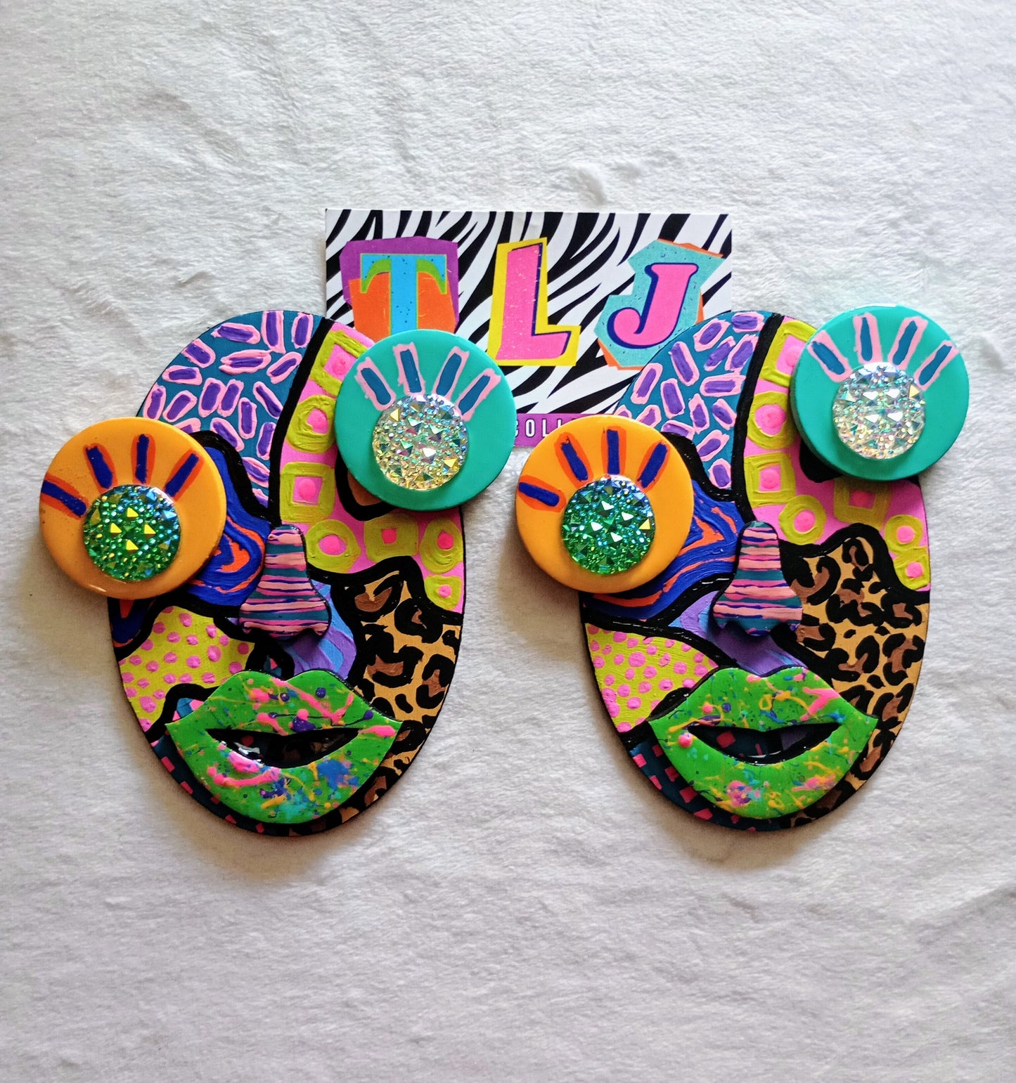 T.L.J Shecasso Deluxe Earrings 1 of 1 pair