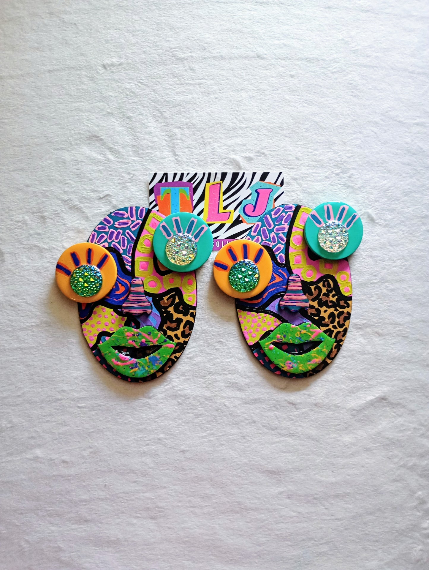 T.L.J Shecasso Deluxe Earrings 1 of 1 pair