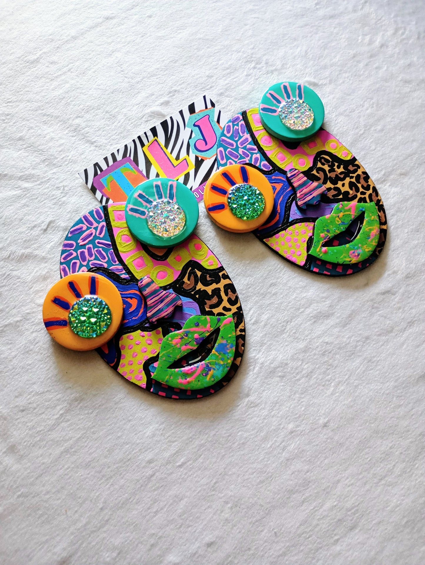 T.L.J Shecasso Deluxe Earrings 1 of 1 pair