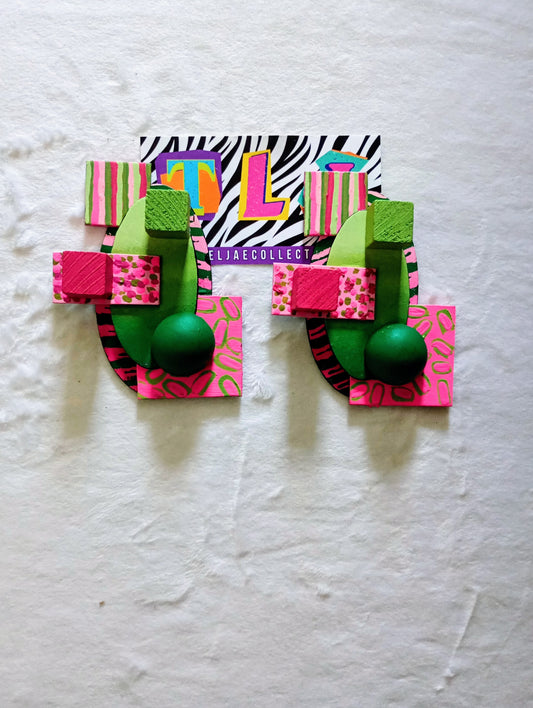 Crystal's Vibe Art Deco Earrings