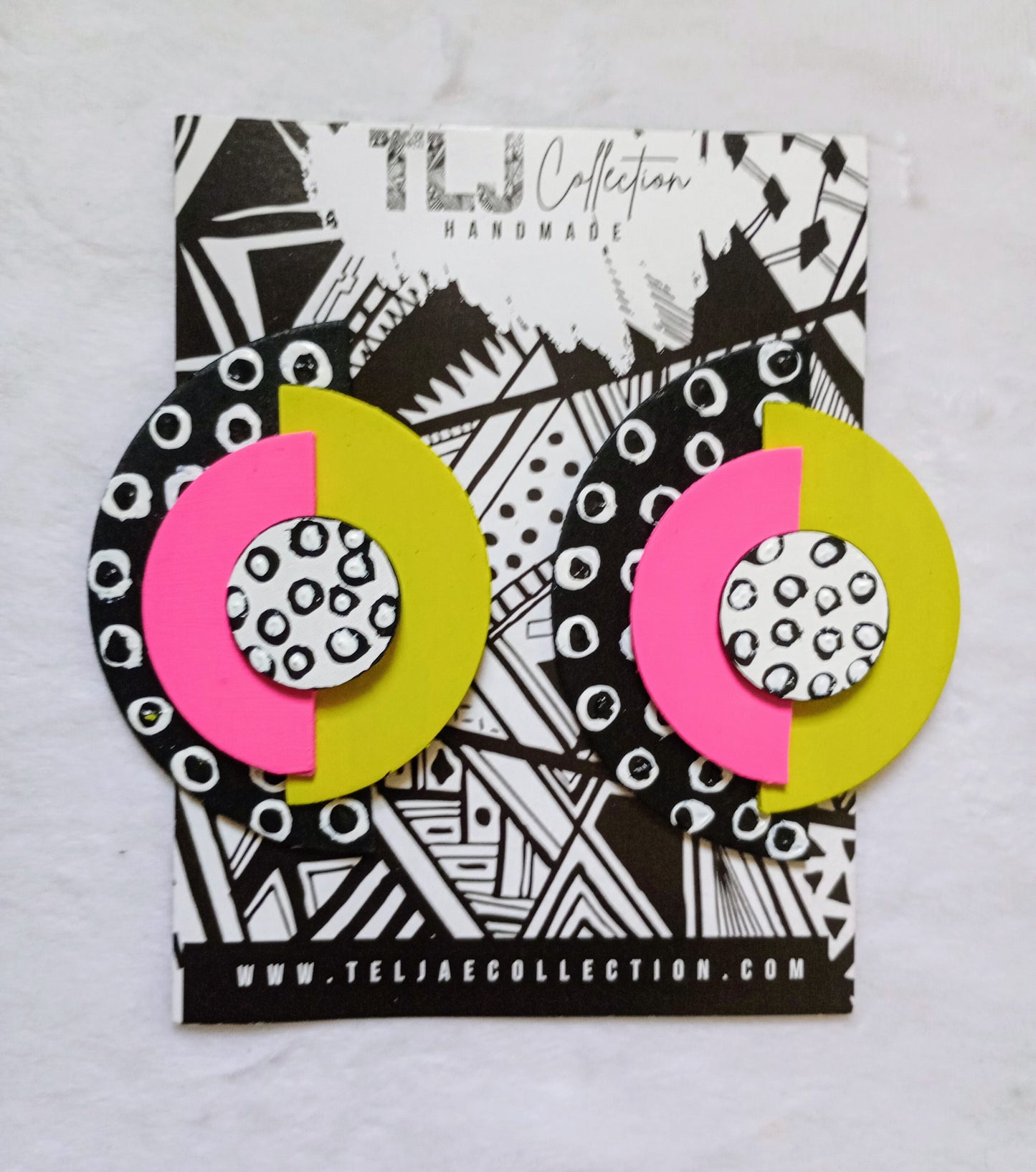 Melon Art Deco Earrings