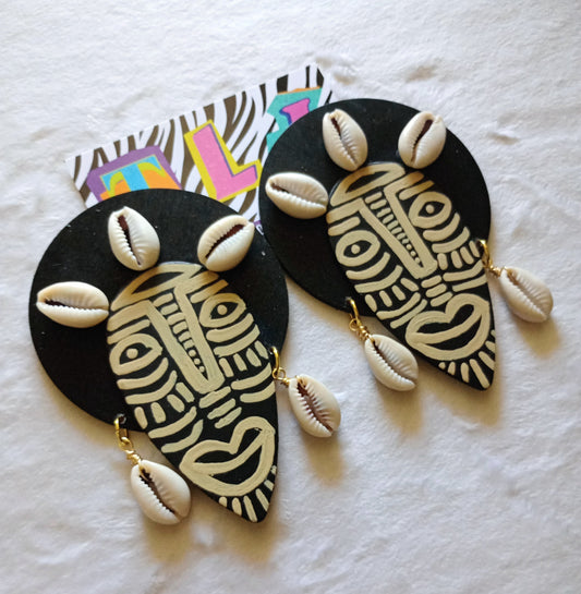 Nayla Tribecasso Earrings(MTO)- Matte finish