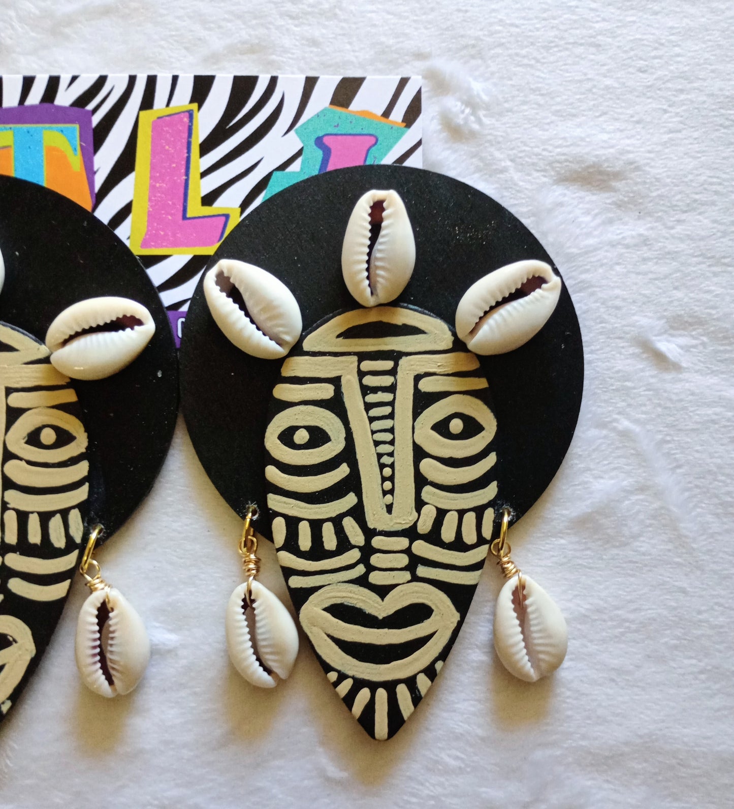Nayla Tribecasso Earrings(MTO)- Matte finish