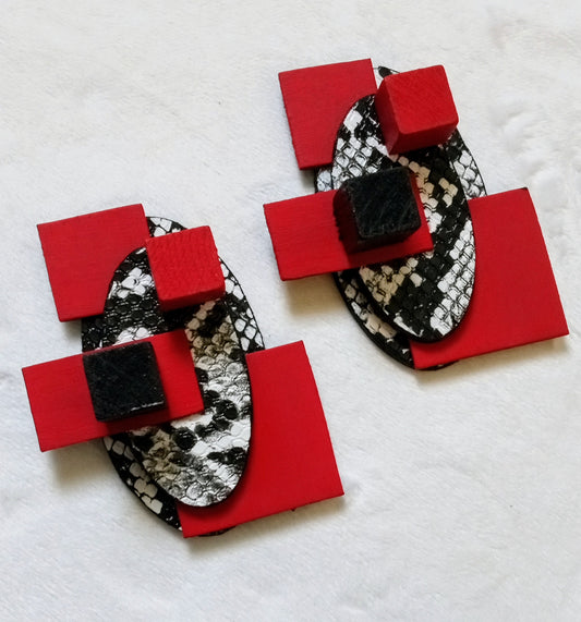 Tokyo Nights Art Deco Earrings Made To Order