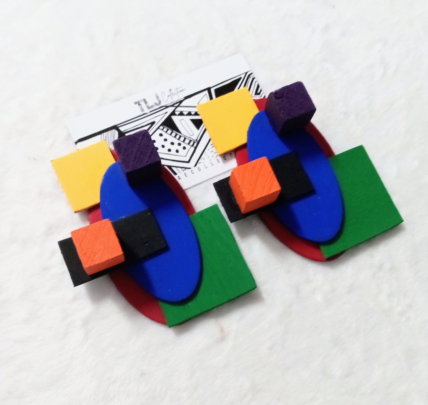 The Primary Art Deco Earrings
