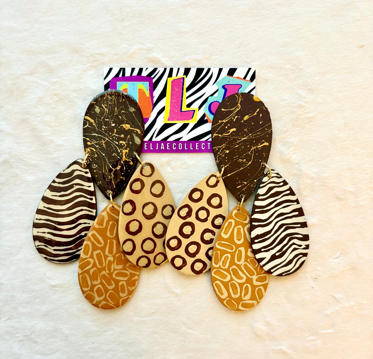 Nala Deluxe Dangle Earrings- 5 inches