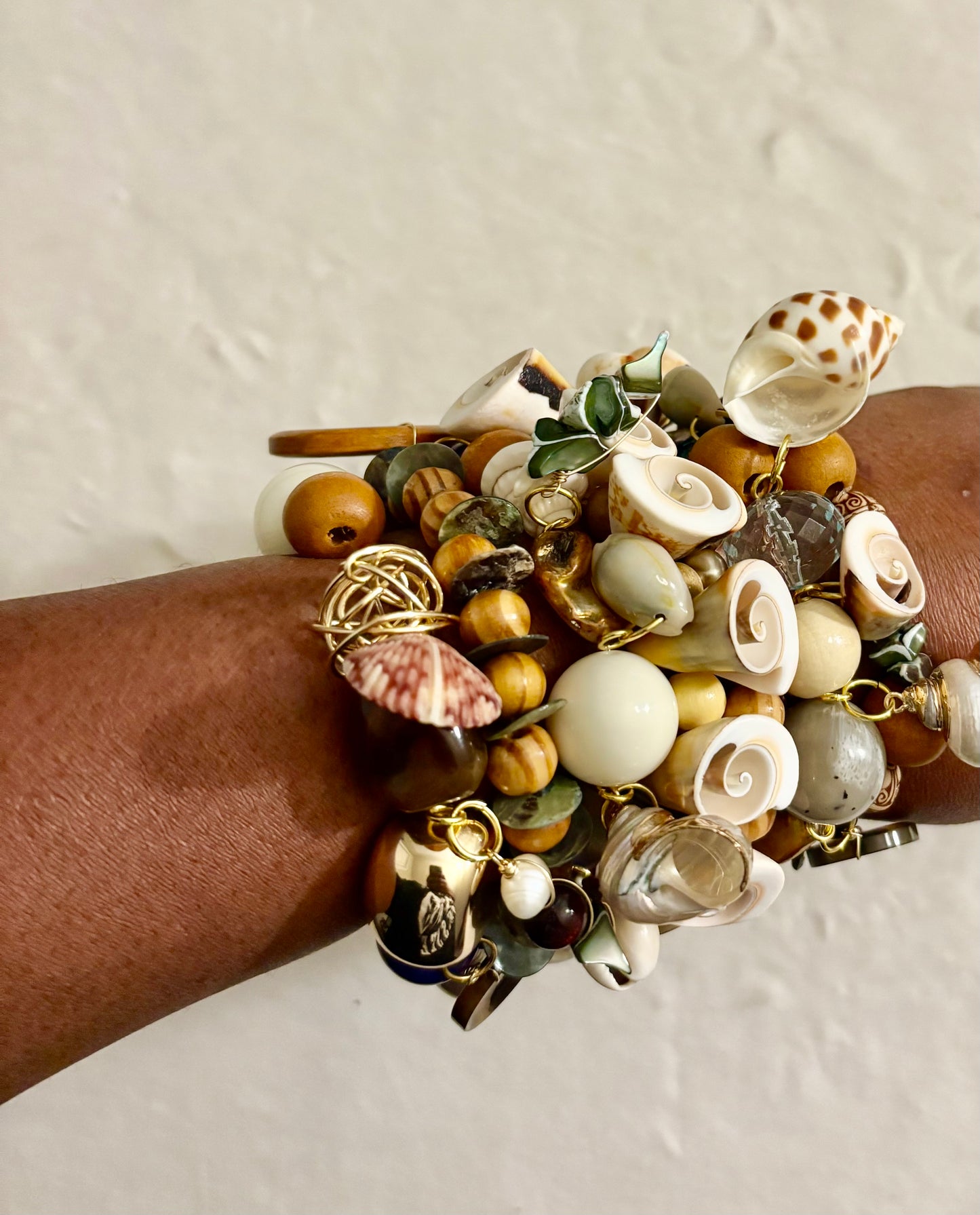 Trinity Bracelet Stack of 7 |Size 7.75 Inch Stretch Bracelets