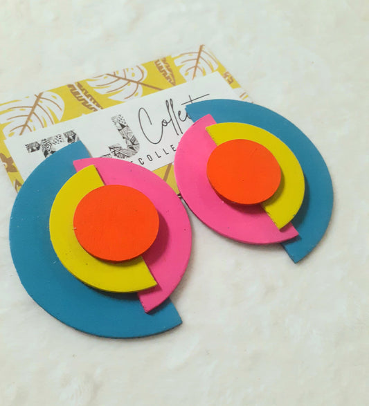 Summer Time Art Deco Earrings