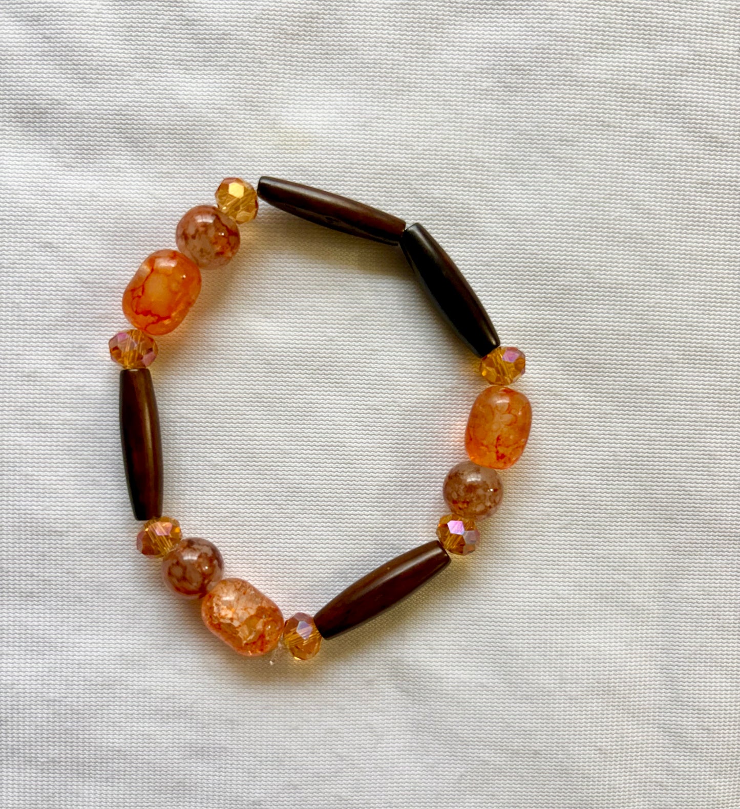 Shelia Bracelet Stack of 5 Set & Earrings | Size 7.75 Inch Stretch Bracelets