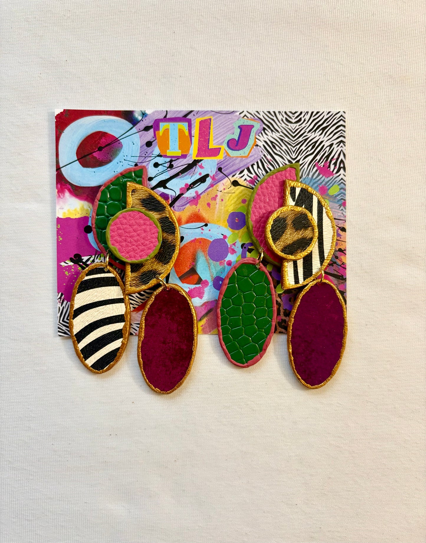 Sonya Art Deco Dangle Earrings