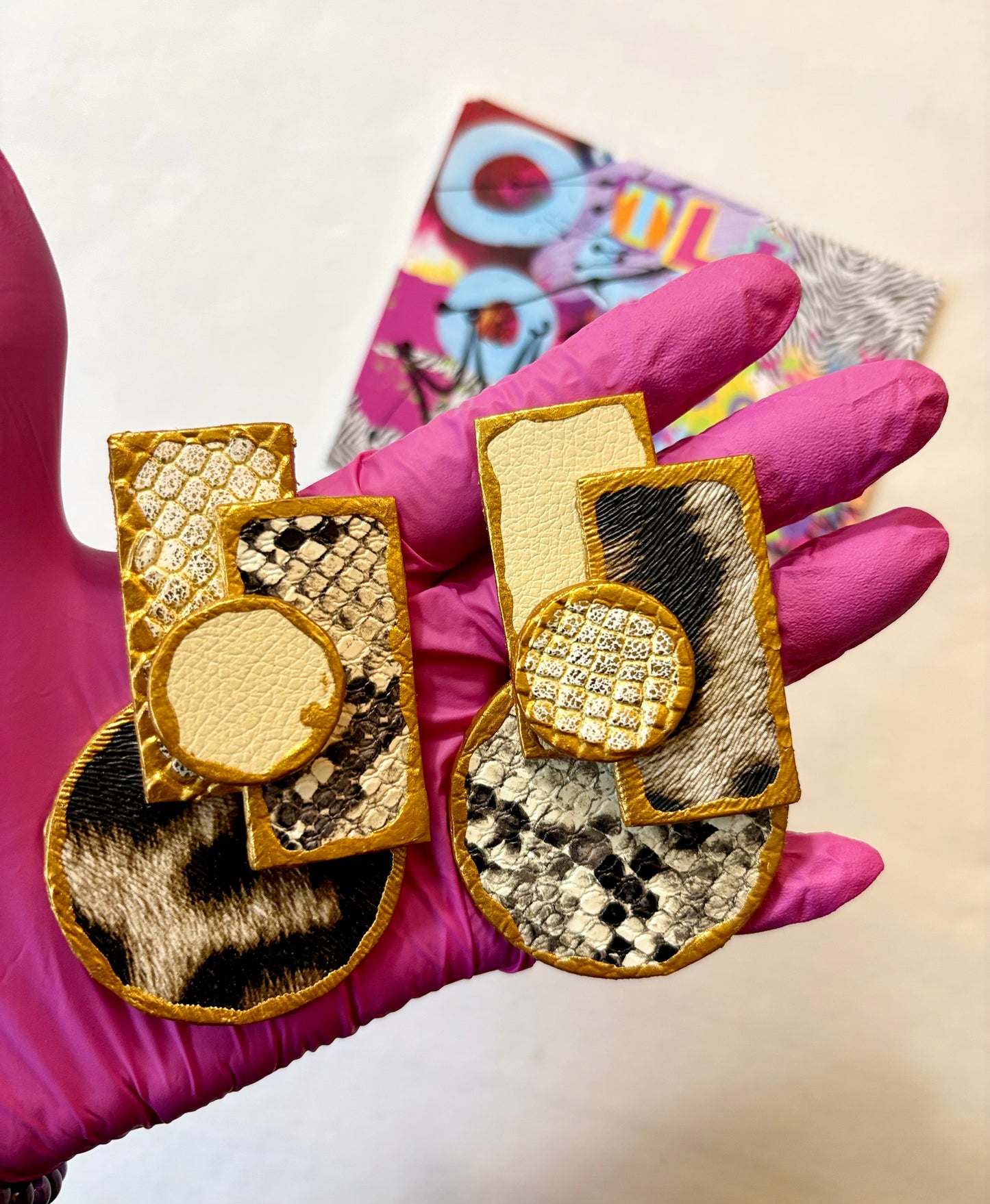 Ivory Art Deco Earrings