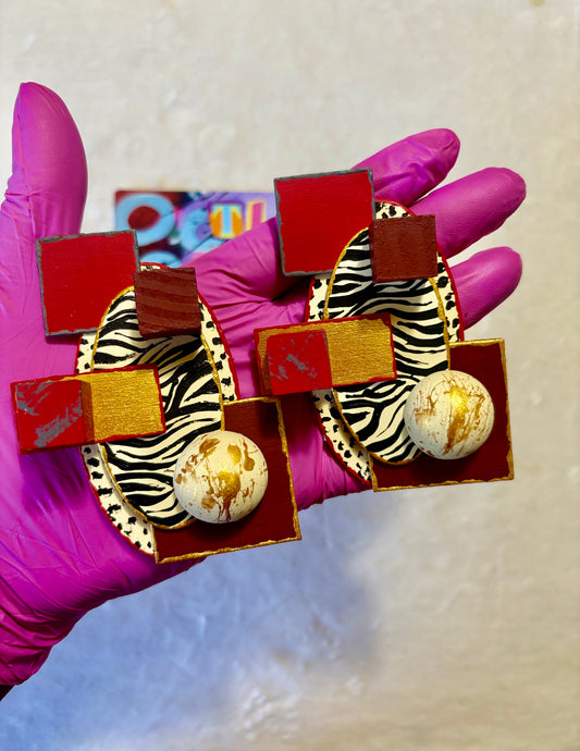 Classic Love Art Deco Earrings