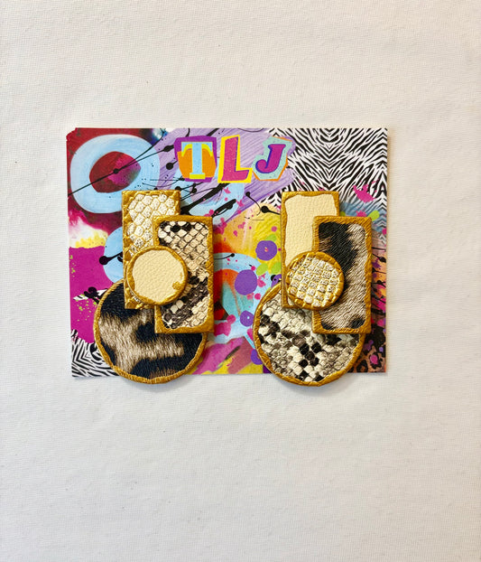 Ivory Art Deco Earrings