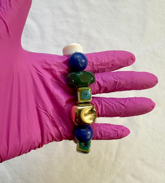 Seaside Bracelet | Size 7.75 Inch Stretch Bracelet