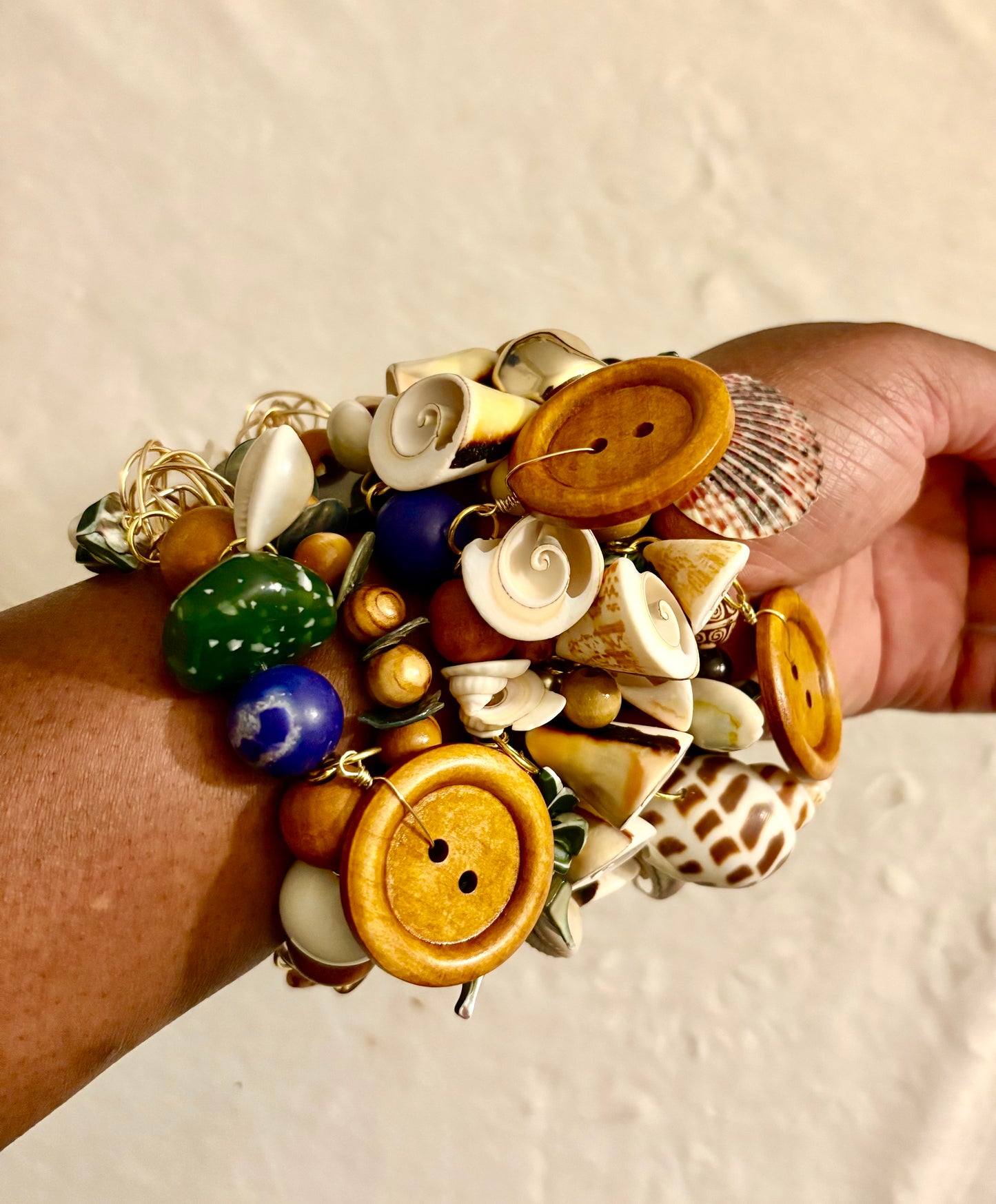 Trinity Bracelet Stack of 7 |Size 7.75 Inch Stretch Bracelets