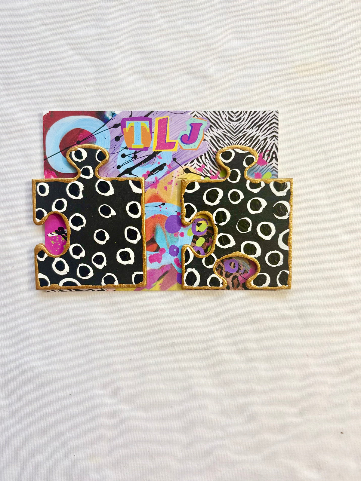 Polka Puzzle Earrings