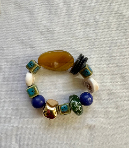 Seaside Bracelet | Size 7.75 Inch Stretch Bracelet