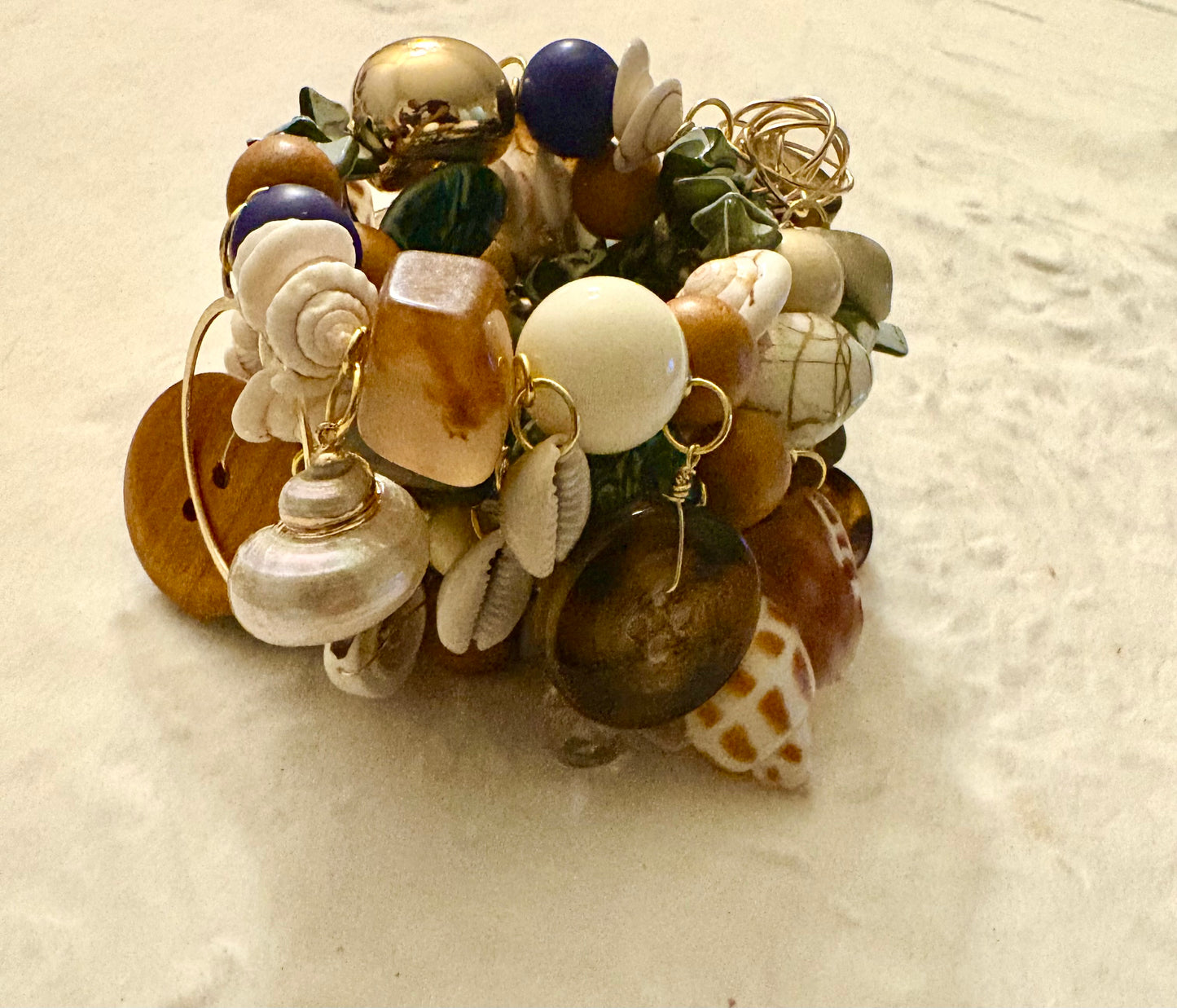 Oceanside Bracelet Stack of 7 |Size 7.75 Inch Stretch Bracelets