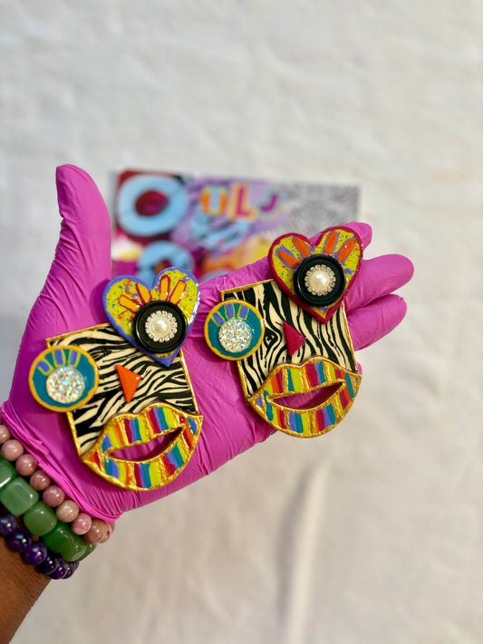 Carnival In Autumn Shecasso Stud Earrings