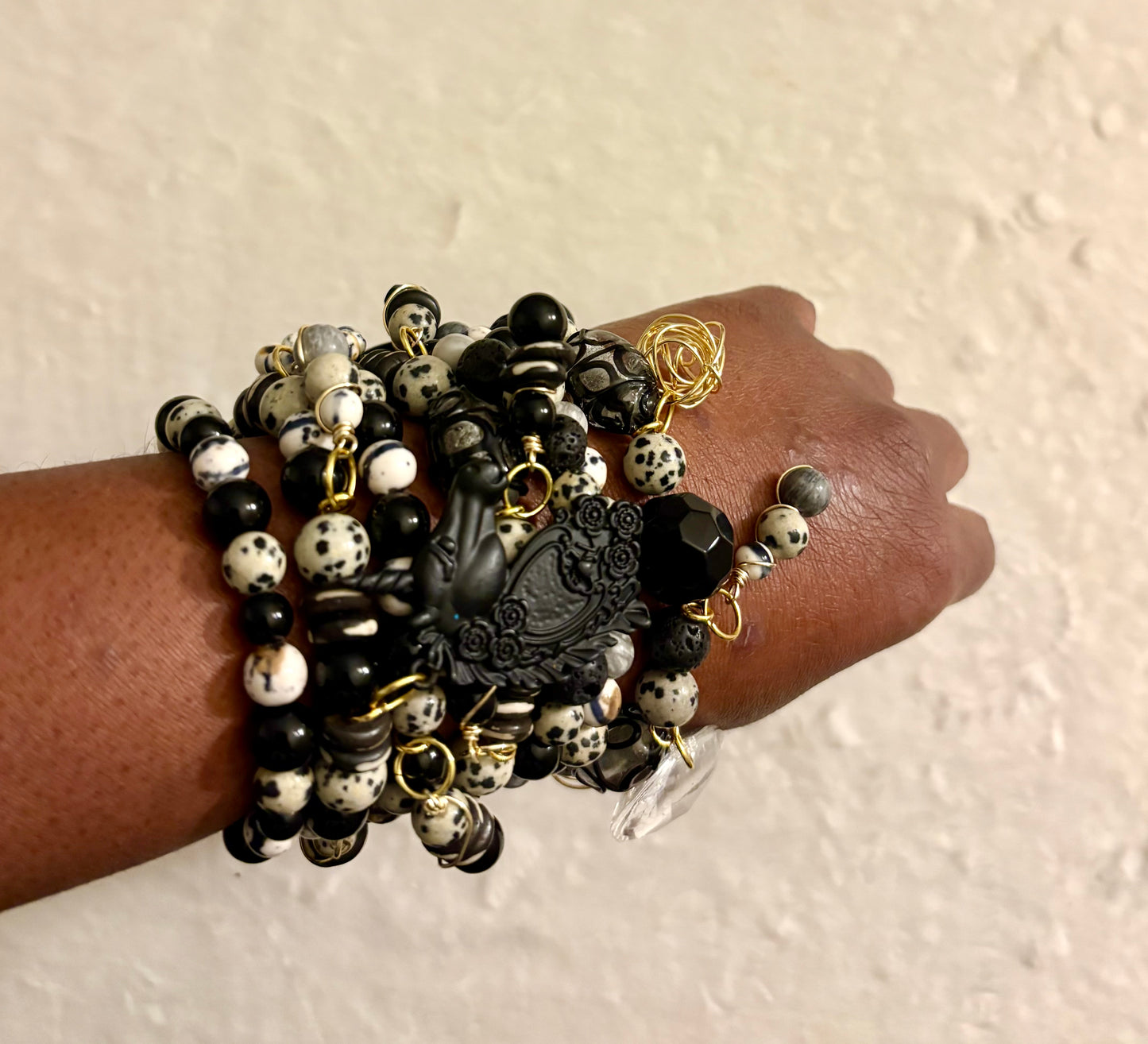 Norie Bracelet Stack of 7 |Size 7.75 Inch Stretch Bracelets