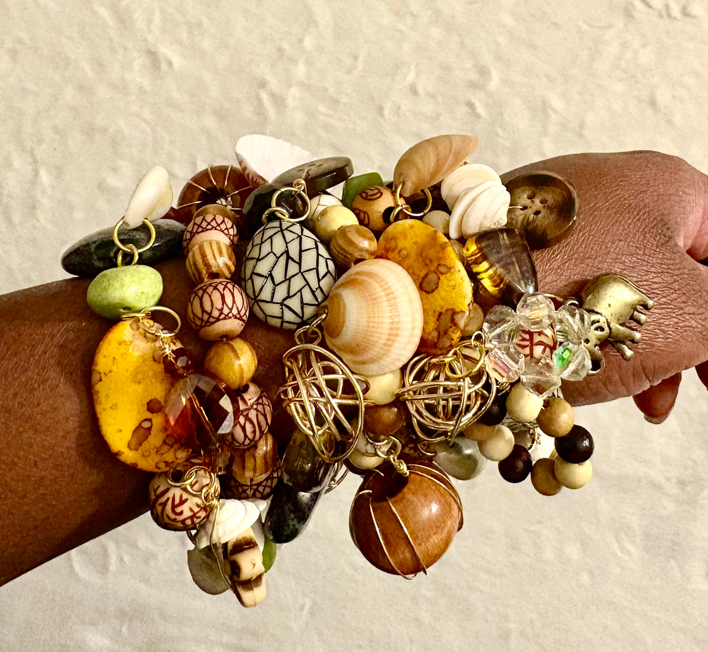 Serena Bracelet Stack of 7 |Size 7.75 Inch Stretch Bracelets