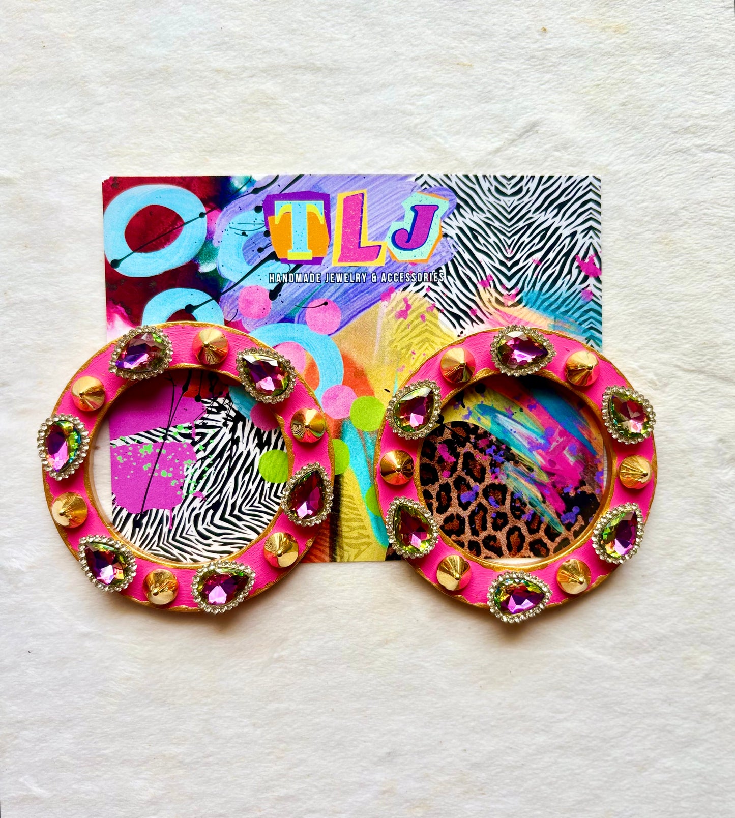 Princess Treatment Hoop Stud Earrings