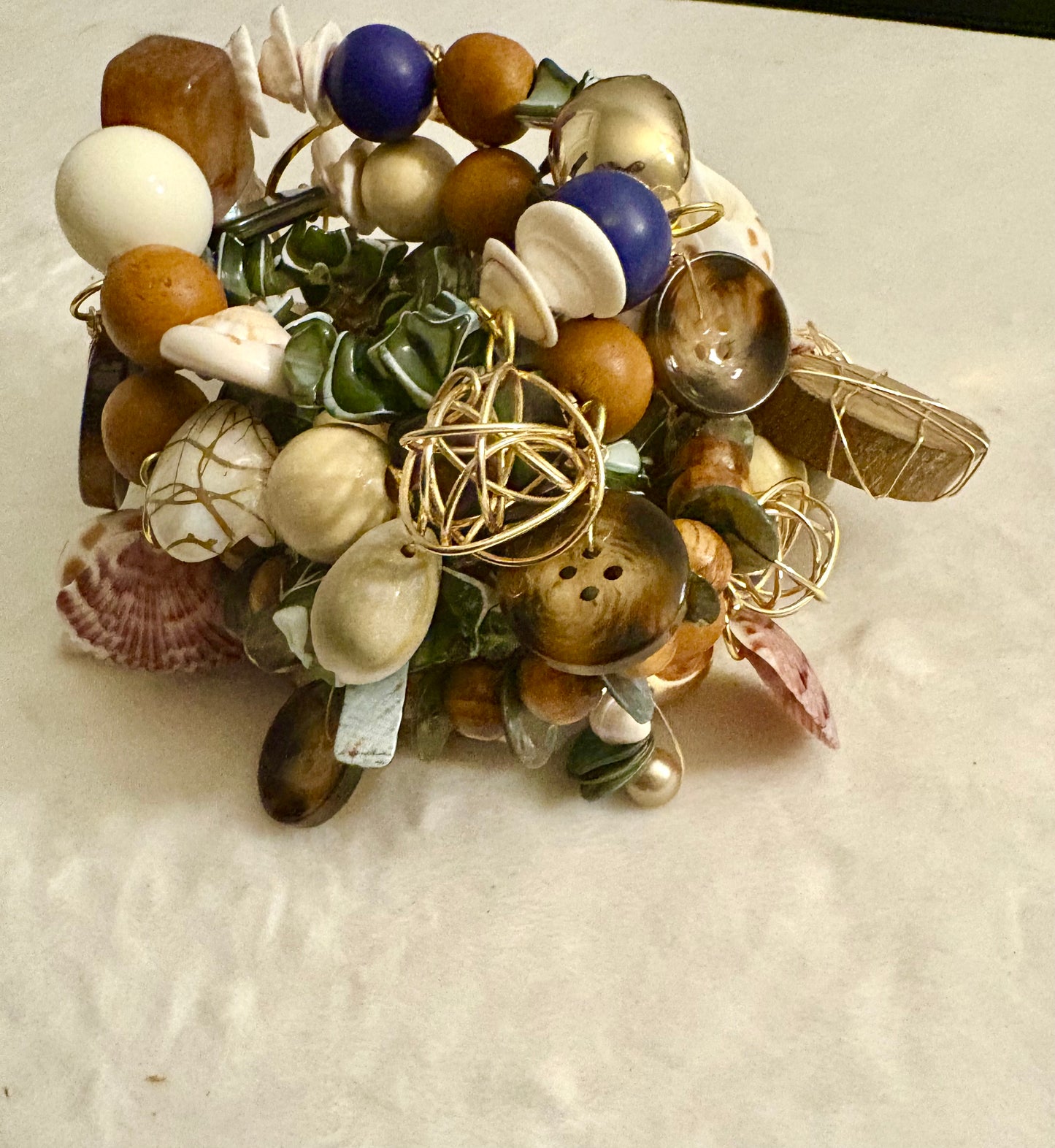 Oceanside Bracelet Stack of 7 |Size 7.75 Inch Stretch Bracelets