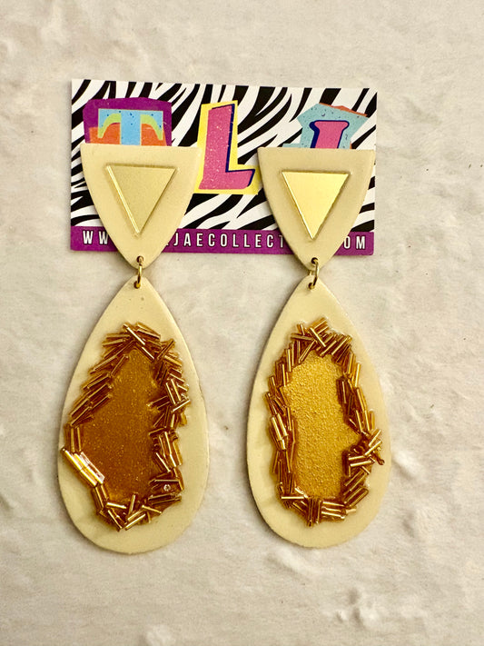 Talia Dangle Earrings- 4.5 inches