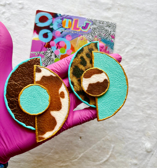 Trail Ride Art Deco Earrings- MTO