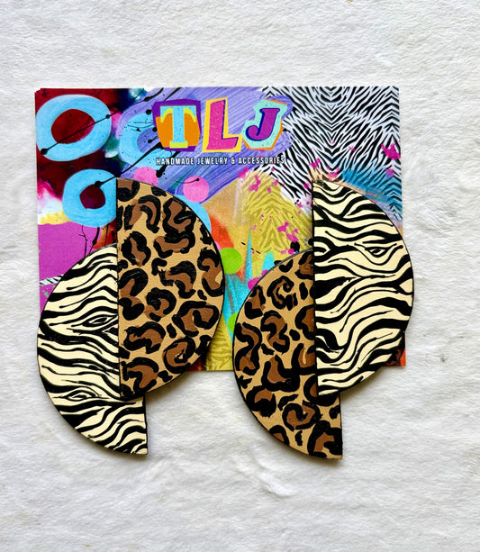 Animal Instincts Art Deco Earrings