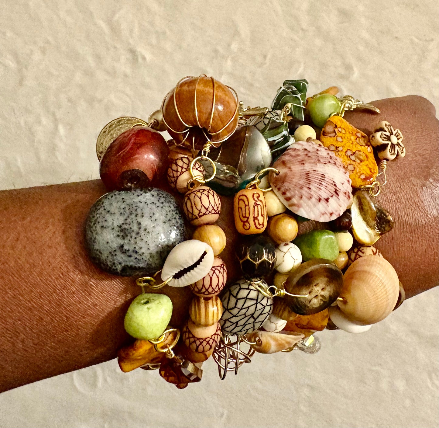 Serena Bracelet Stack of 7 |Size 7.75 Inch Stretch Bracelets