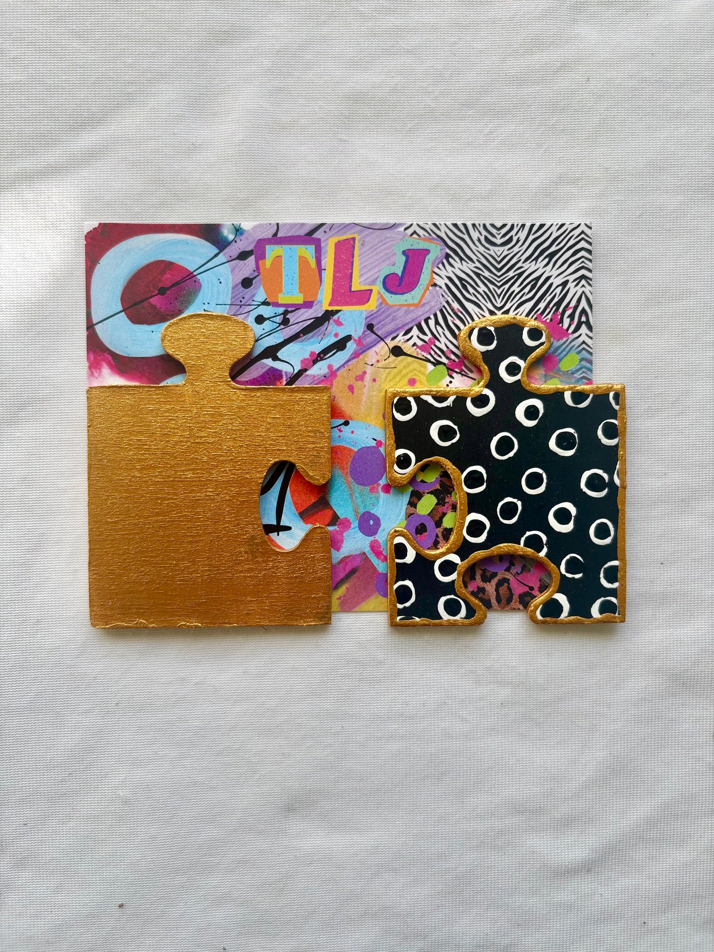Dee Dee Dots Puzzle Stud Earrings
