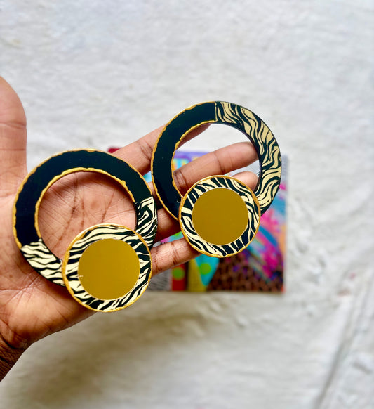 Finding Balance Door Knocker Earrings
