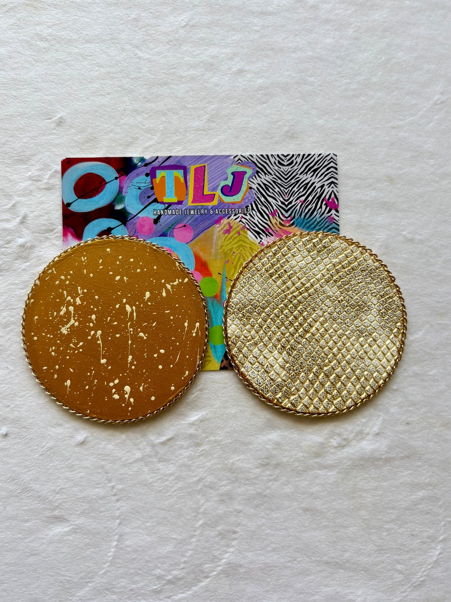 Persuasion Python Statement Stud Earrings 3.5 Inches