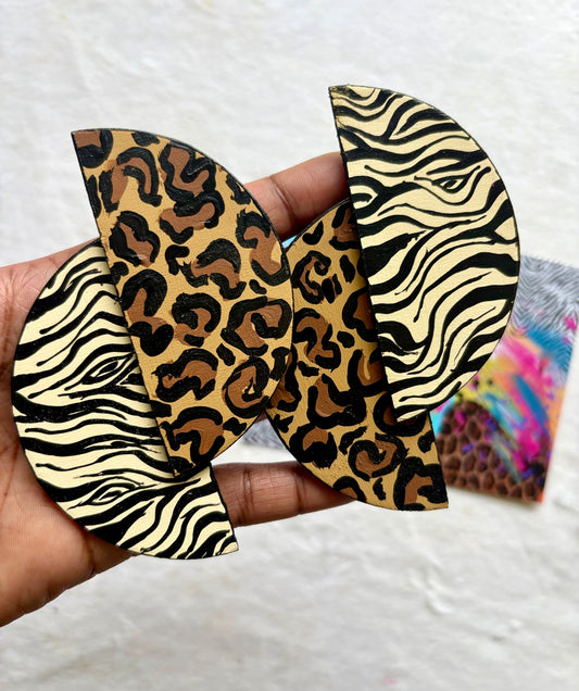 Animal Instincts Art Deco Earrings