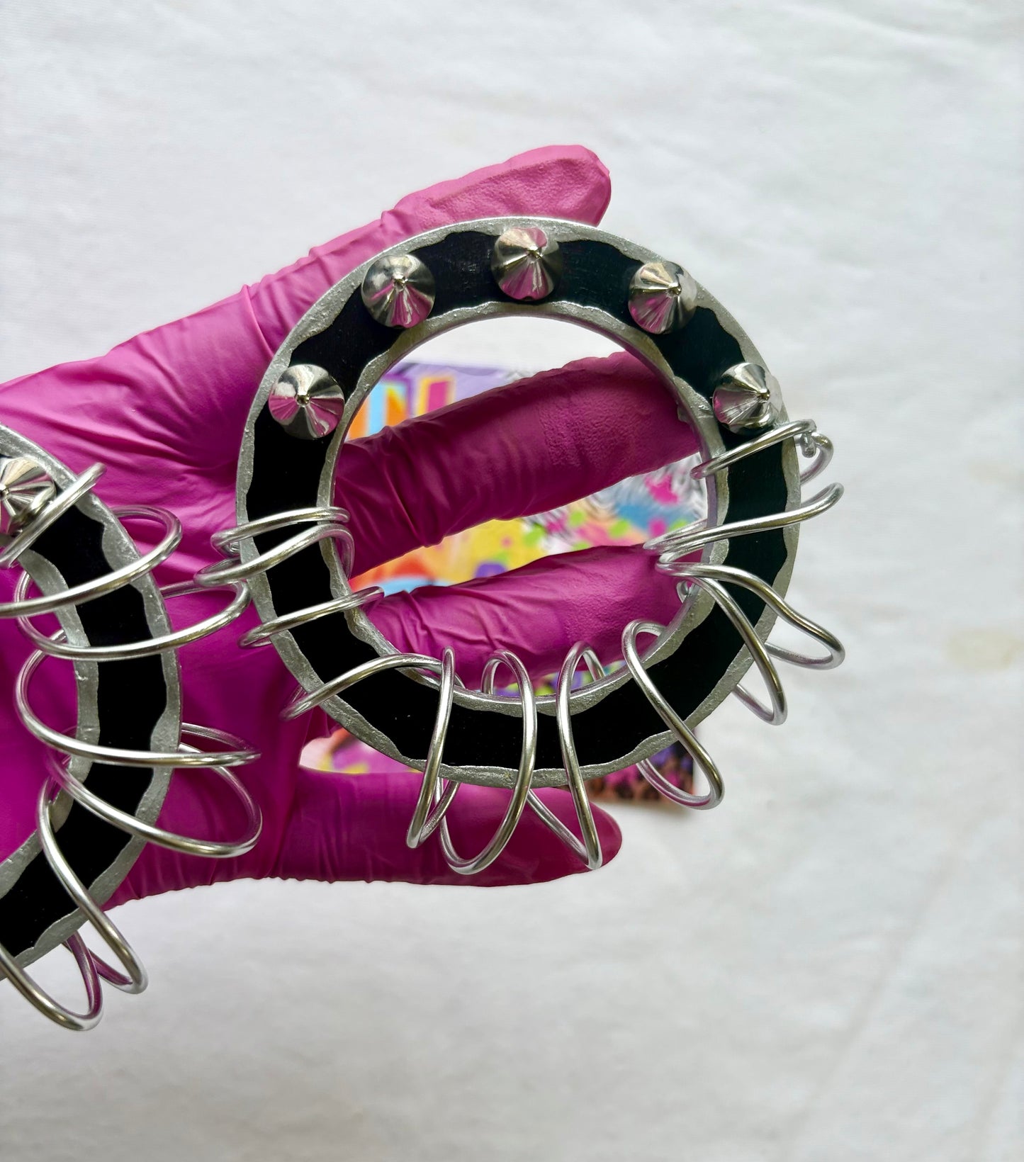 Luna Hoops Stud Earrings - Nubian Noire