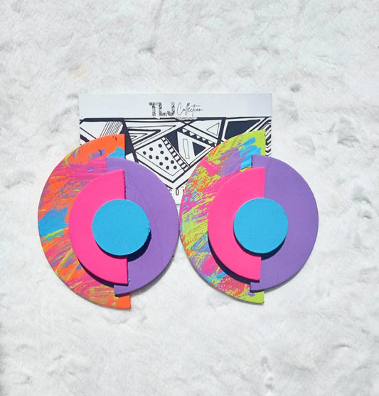 Barbie Girl Art Deco Earrings