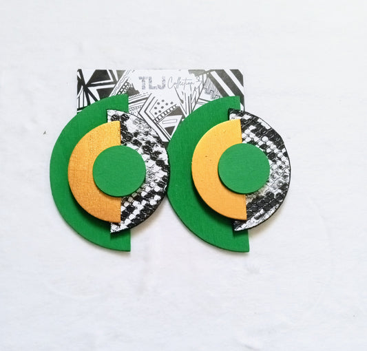 Art Deco Bundle - 9 Pairs Of Earrings