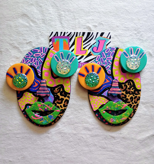 T.L.J Shecasso Deluxe Earrings 1 of 1 pair