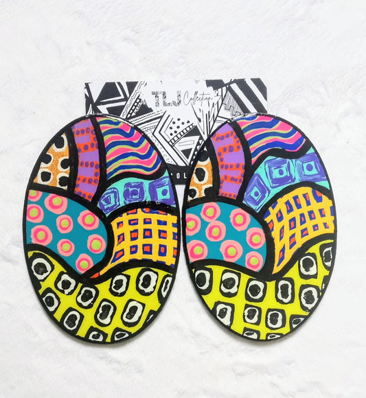 The Mixed Pattern Earrings