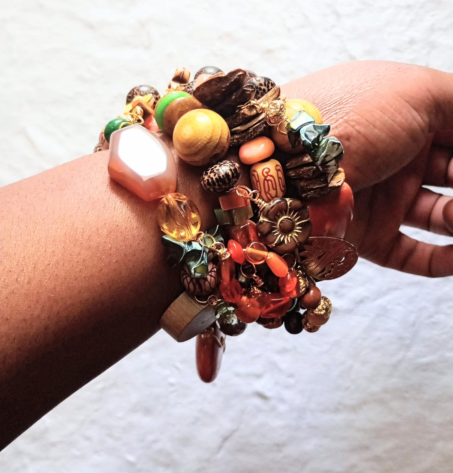 Safari Stack of 4| Size 7.75 Inch Stretchy Bracelets